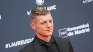 Toni Kroos am Montagabend bei den Laureus Awards in Madrid.