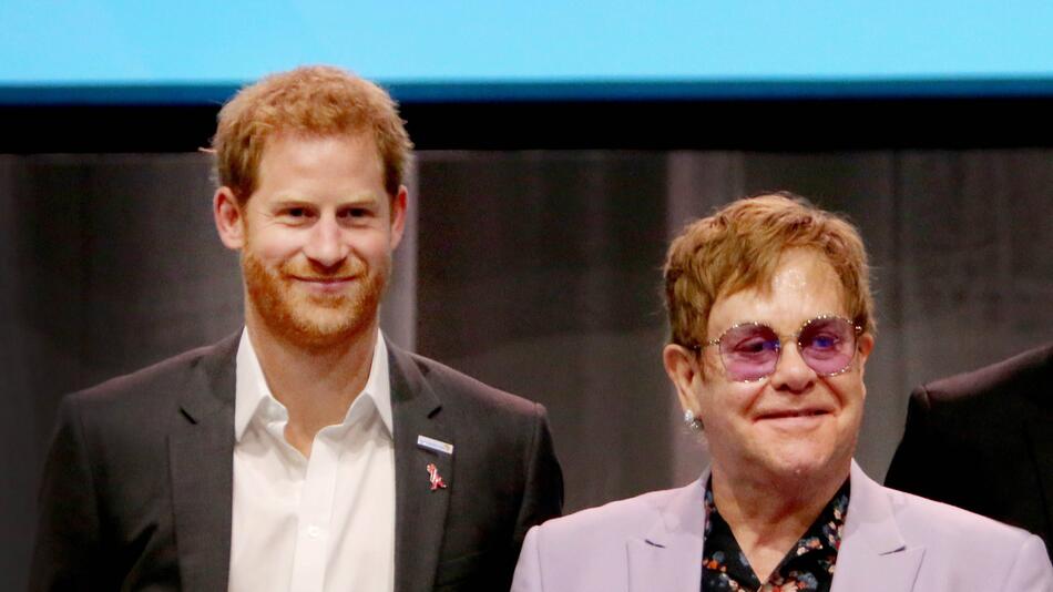 Prinz Harry und Elton John