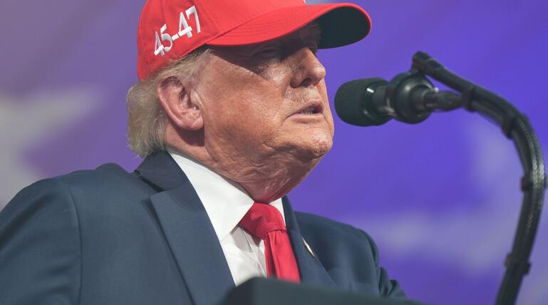 US-Präsident Trump bei Wahlkampfveranstaltung
