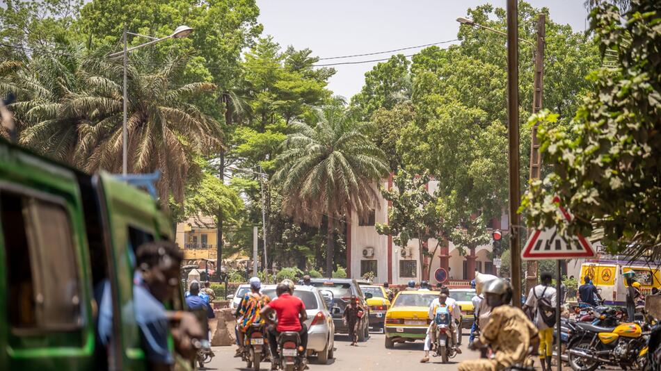 Strassenszene in Bamako