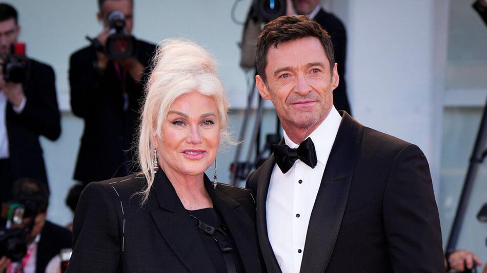 Hugh Jackman und Deborra-Lee Furness im Jahr 2022 in Venedig.
