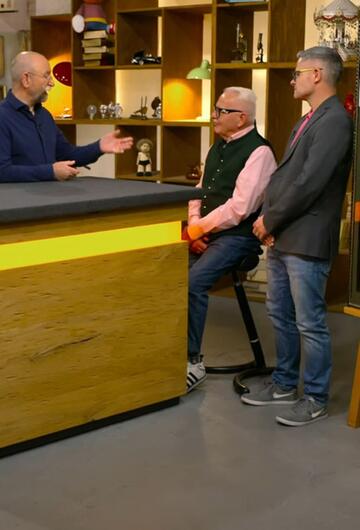 Horst Lichter, Expertin Annika Rassbach und Verkäufer