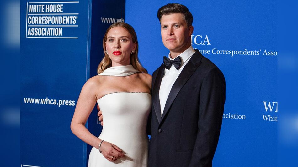 Scarlett Johansson und Colin Jost beim traditionellen Presse-Dinner im Weissen Haus.