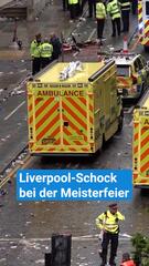 Auto rast in Menschenmenge: Liverpool-Schock bei der Meisterfeier