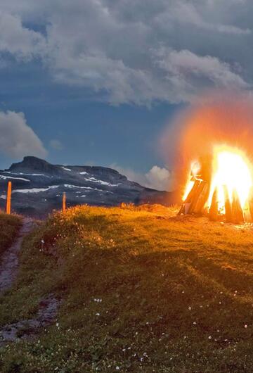 Höhenfeuer werden entzündet