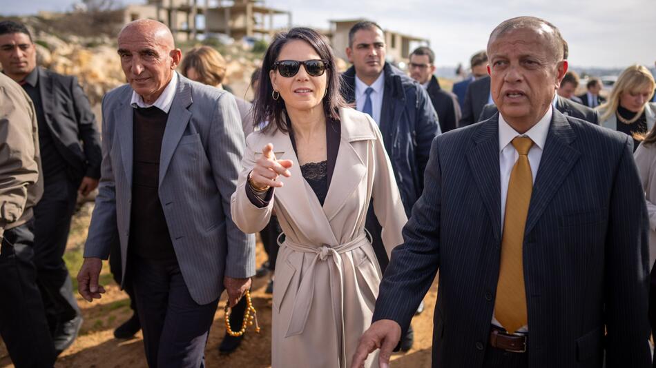 Aussenministerin Baerbock besucht Palästinensische Gebiete
