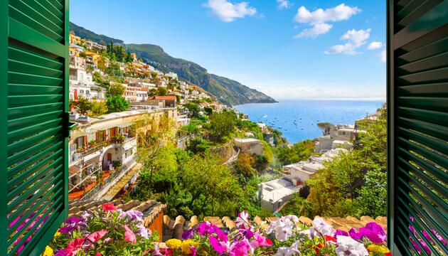 Ferienhaus Fenster Ausblick