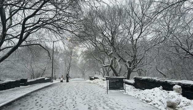 Winterwetter in New York