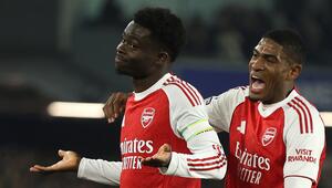 Bukayo Saka jubelt