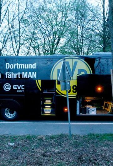 Anschlag auf BVB-Bus