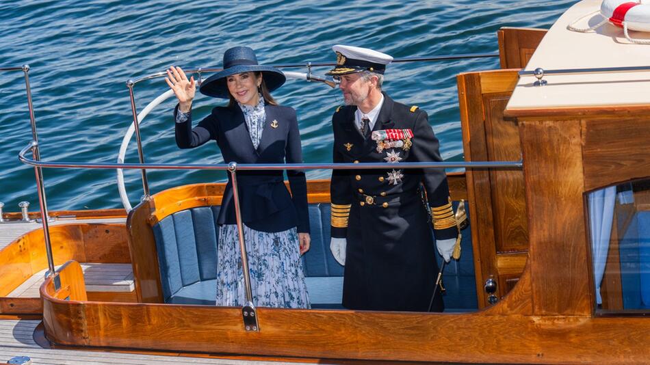 Mary und Frederik konnten den Saisonstart auf dem Wasser sichtlich geniessen.