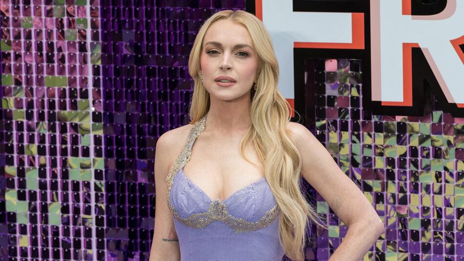 Lindsay Lohan auf der Premiere von "Freakier Friday" in London.
