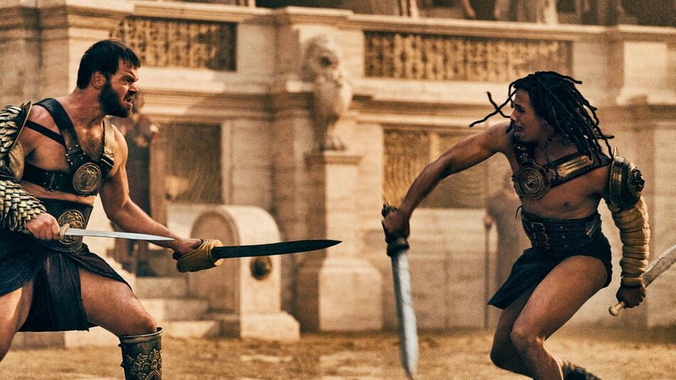 Was wäre ein Sandalen-Epos ohne blutige Gladiatorenkämpfe?
