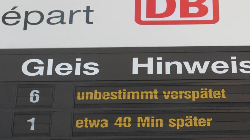 Verspätung bei der Deutschen Bahn