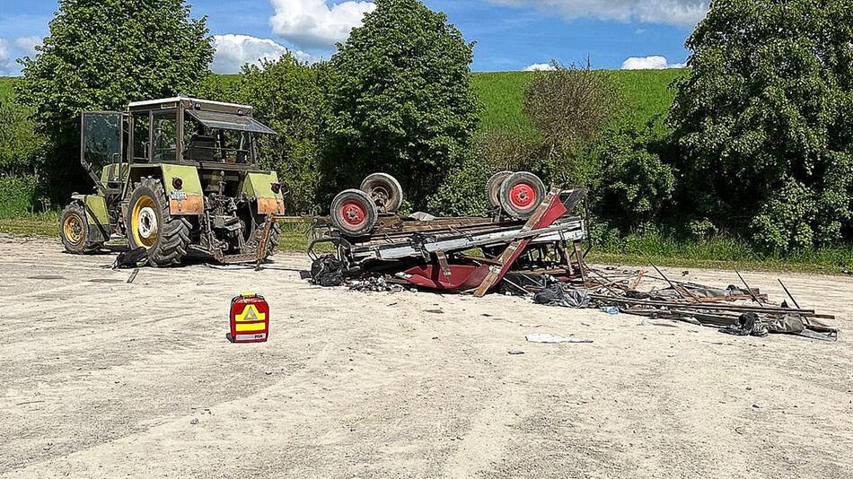 Unfall bei Kremserfahrt im Eichsfeld