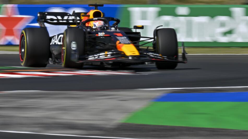 Max Verstappen vom Team Red Bull in Aktion