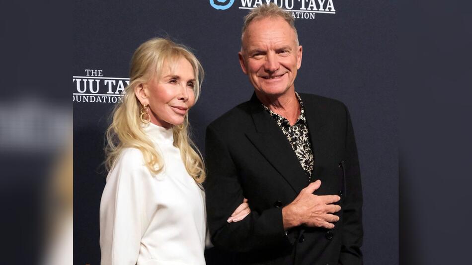 Sting hat mit seiner Frau Trudie Styler an einer Wohltätigkeitsveranstaltung teilgenommen.