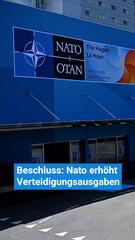 NATO beschliesst eine Erhöhung der Verteidigungsausgaben