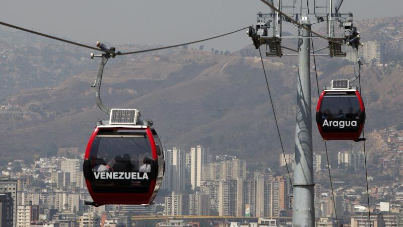 Kabinen-Seilbahn in Caracas