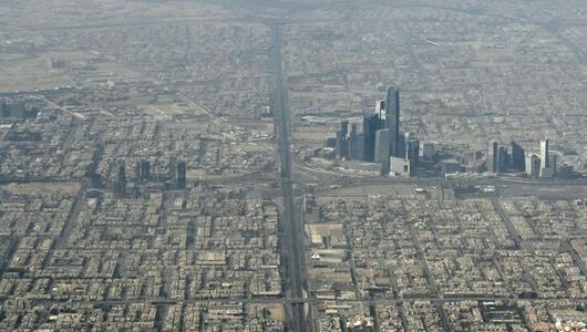 Luftaufnahme Saudi-Arabien