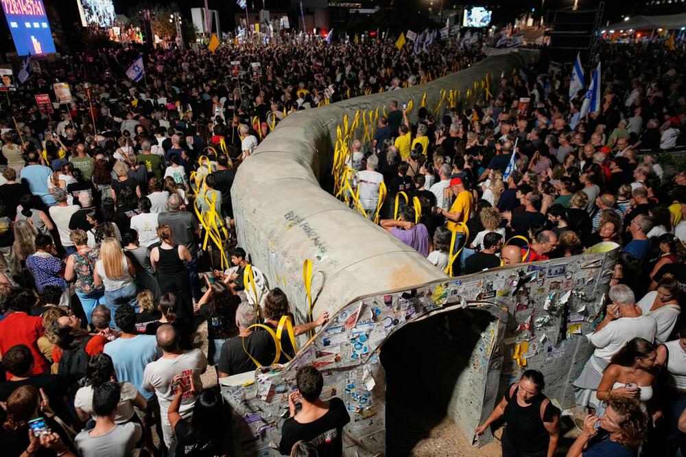 Nahostkonflikt - Demonstration in Tel Aviv