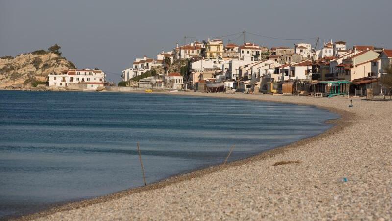 Badestarnd auf der griechischen Insel Samos