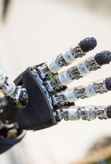 Hand des Roboters iCub