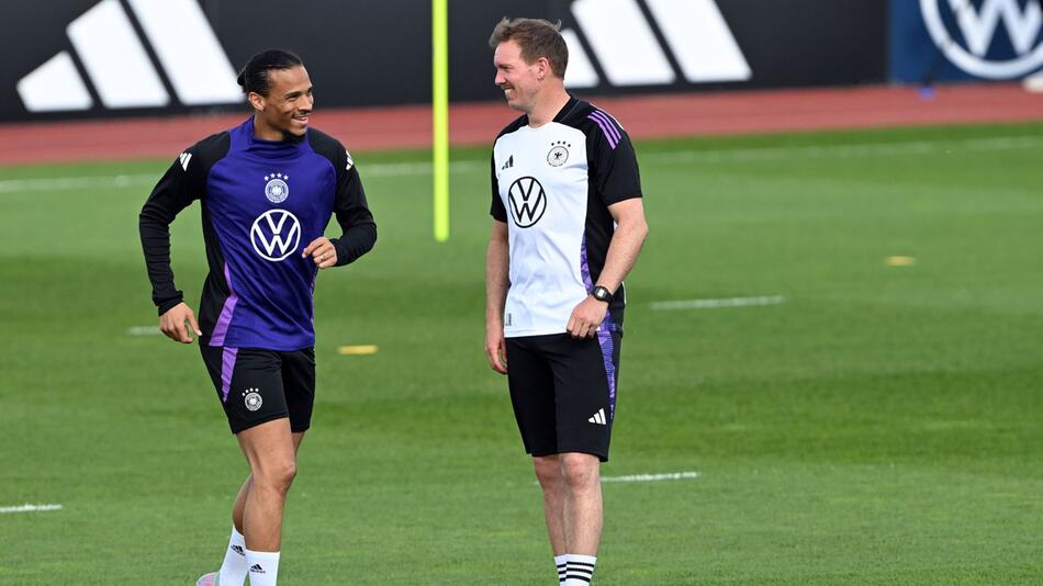 Leroy Sane und Julian Nagelsmann