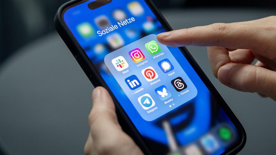 Social Media Apps auf einem Smartphone