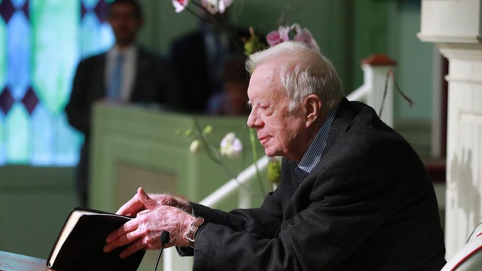 Jimmy Carter befindet sich in Hospizpflege.