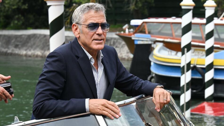 George Clooney bei einem Auftritt in Venedig.