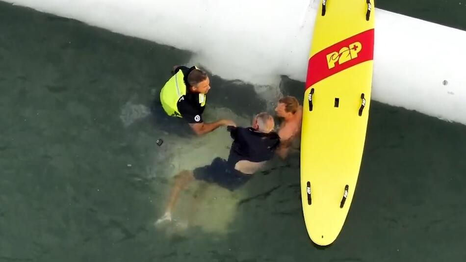 Rettung nach Flugzeugabsturz vor Oak Island