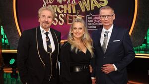 Thomas Gottschalk (li.), Barbara Schöneberger und Günther Jauch werden ein letztes Mal gemeinsam ...