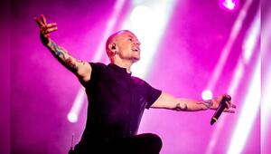 Chester Bennington bei einem Auftritt von Linkin Park im Jahr 2017.