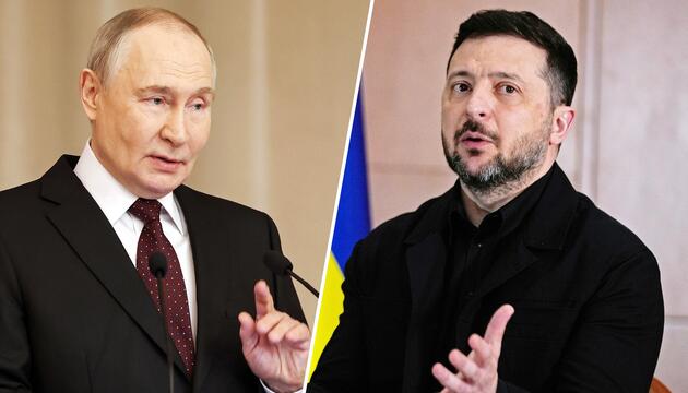 Wladimir Putin, Wolodymyr Selenskyj