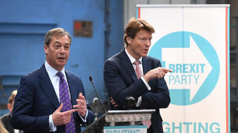 Nigel Farage und Reform-Parteichef Richard Tice