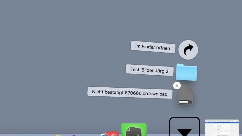 Dock unter macOS