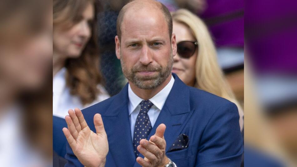 Prinz William ist grosser Sportfan, hier beim Tennisturnier in Wimbledon.