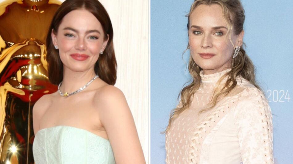 Emma Stone und der deutsche Hollywood-Star Diane Kruger sind mit neuen Werken im Wettbewerb der ...