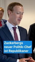 Zuckerbergs neuer Politik-Chef ist Republikaner