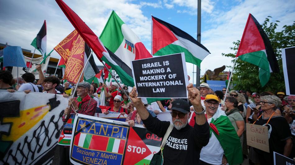 Filmfestspiele Venedig - Gaza-Proteste