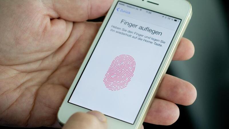 iPhone mit Touch-ID-Sicherung