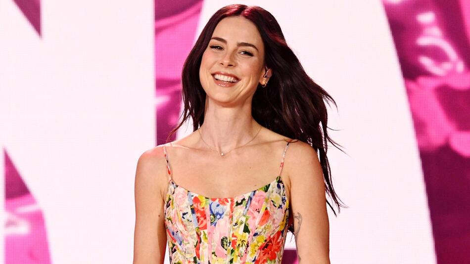 Lena Meyer-Landrut bei einem Konzert Ende Mai.