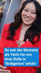 So war der Moment, als Yerin Ha von ihrer Rolle in Bridgerton erfuhr