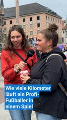 Schätzfrage: Wie viele Kilometer läuft ein Profi-Fussballer pro Spiel?