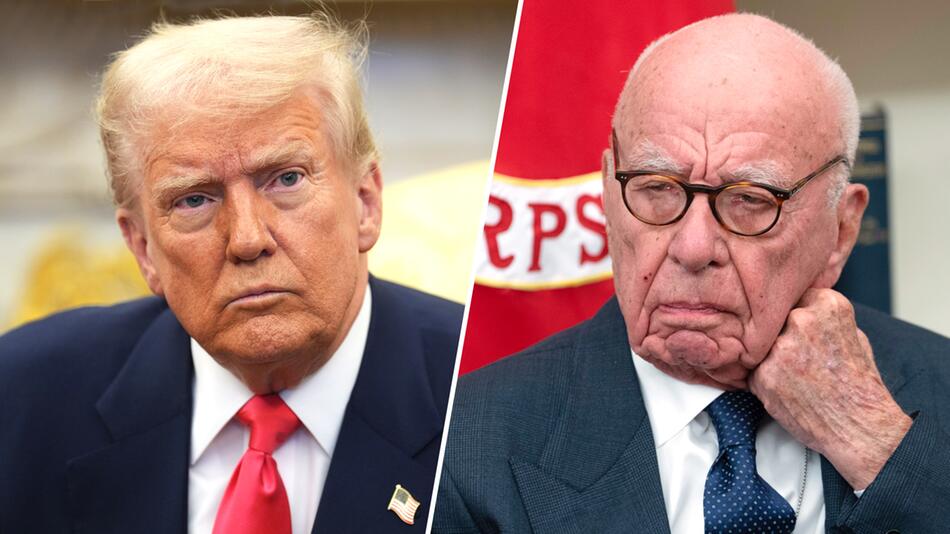 Bildkombo Donald Trump und Rupert Murdoch