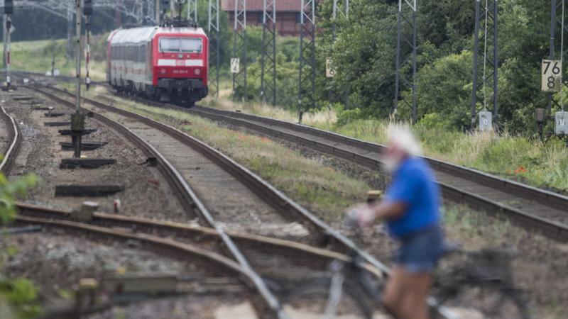 Bahnstrecke in Lübstorf