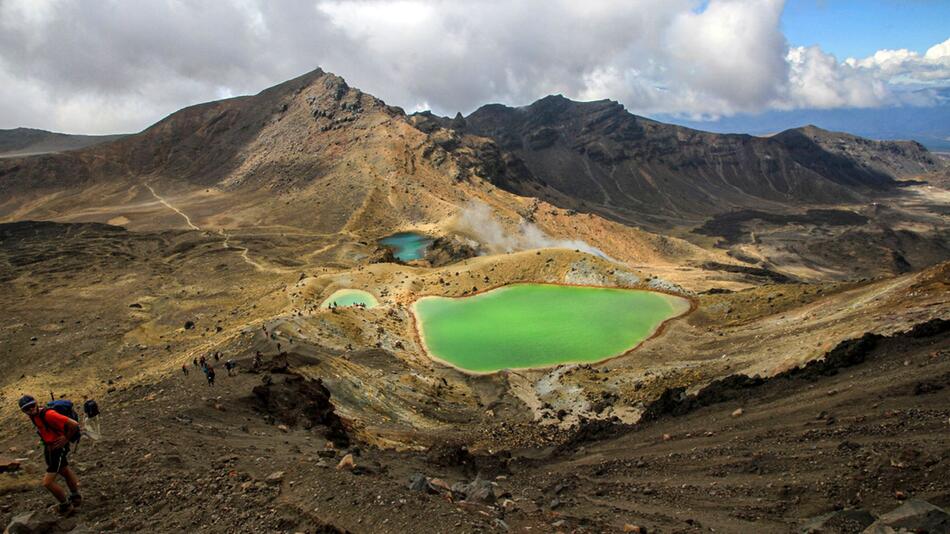 Emerald Lakes in Neuseeland