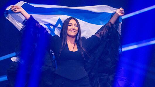 Die israelische Sängerin Yuval Raphael beim 69. ESC