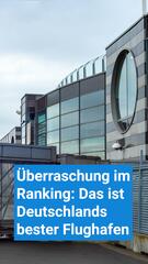 Ein kleiner Flughafen lässt Deutschlands grosse Airports im Ranking hinter sich